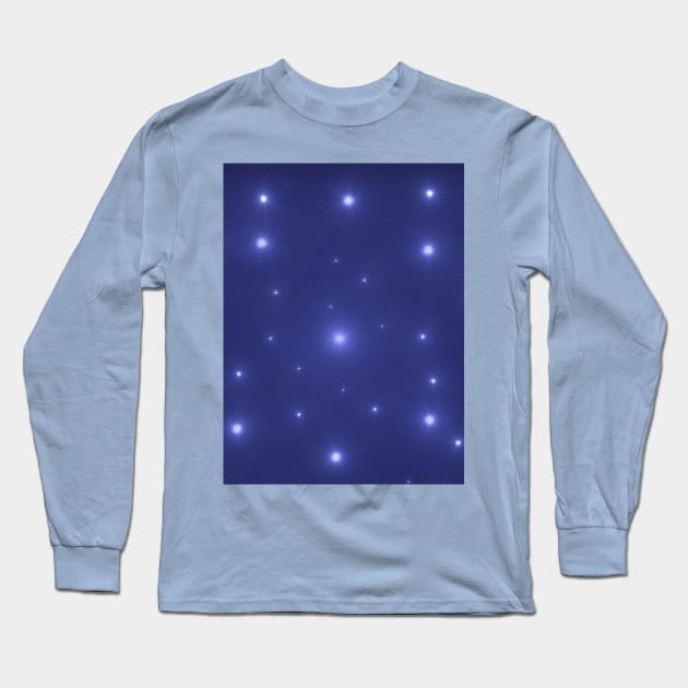 Twinkling Starlight Night Sky Long Sleeve T-Shirt by Art by Deborah Camp